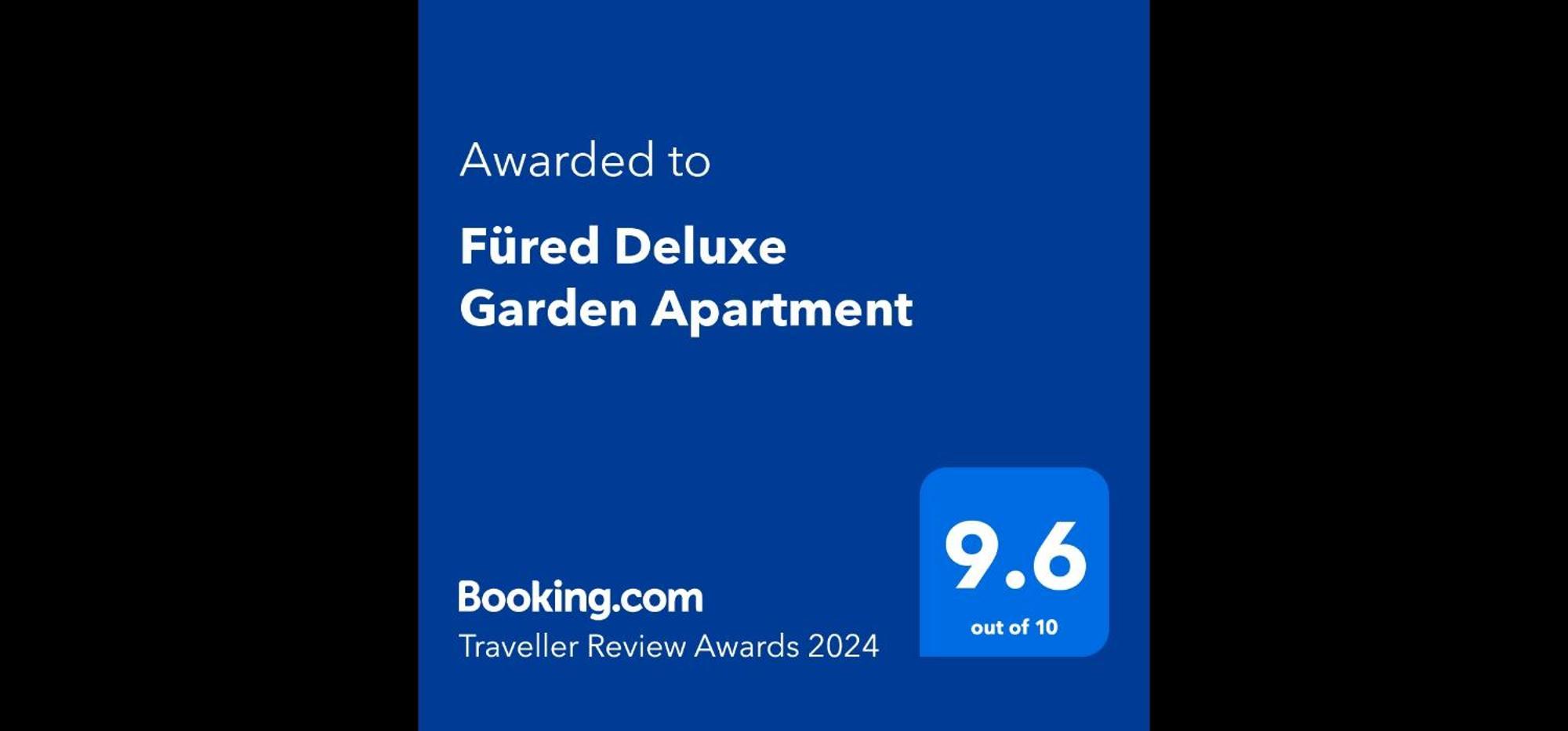 Fuered Deluxe Garden Apartment Balatonfüred Zewnętrze zdjęcie